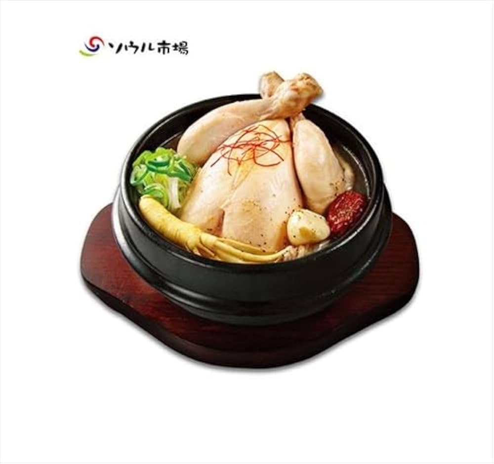 Amazon | ハッピー食品 ソウル市場 レトルト参鶏湯 骨付き1000g